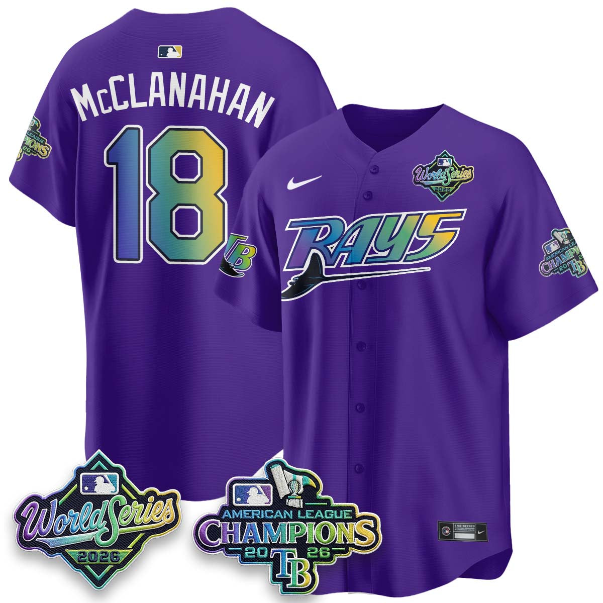 TB 2026 AL Champions Limited Vapor Jersey - Stitched