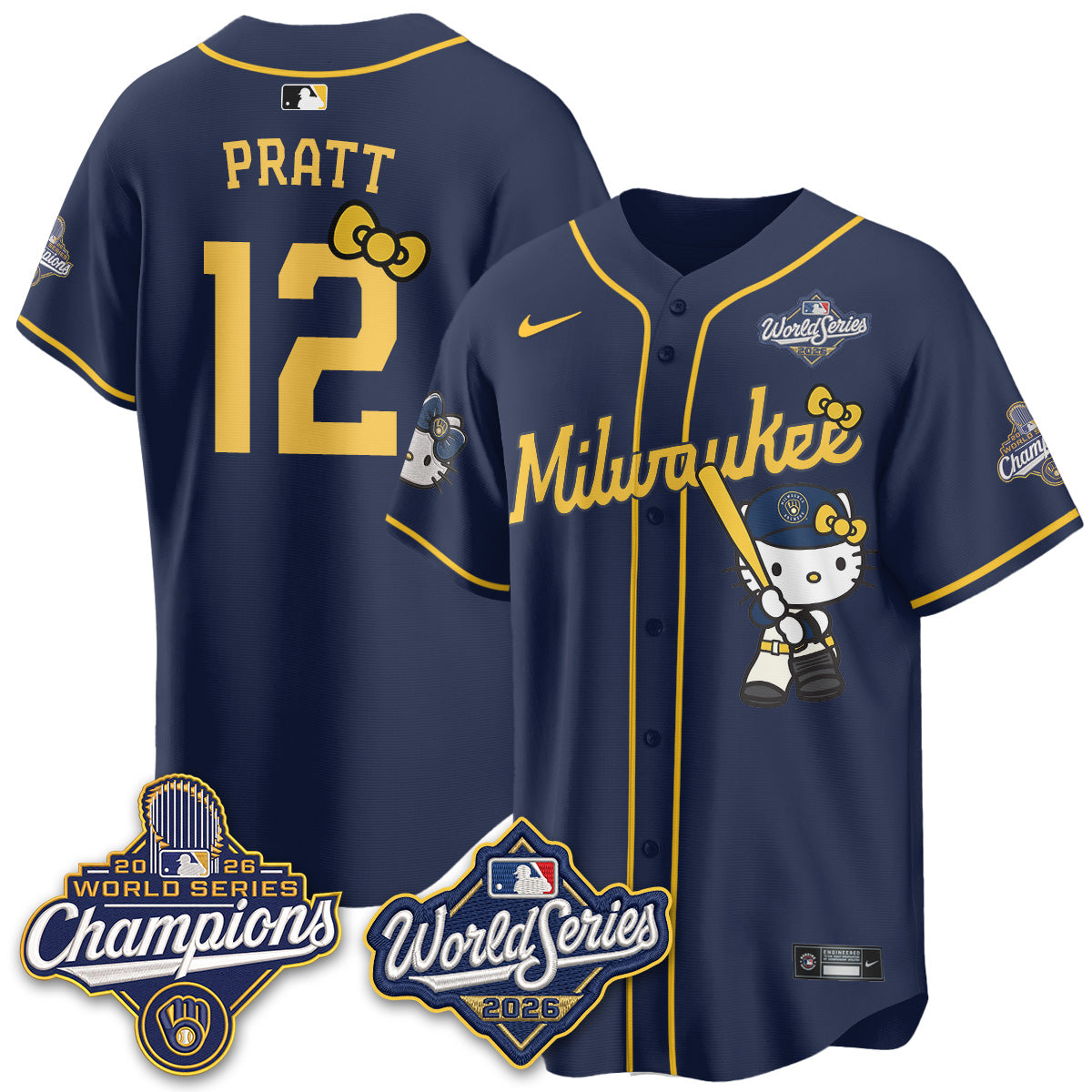 MIL 2026 WS Champions x Meow KT Vapor Jersey - Stitched
