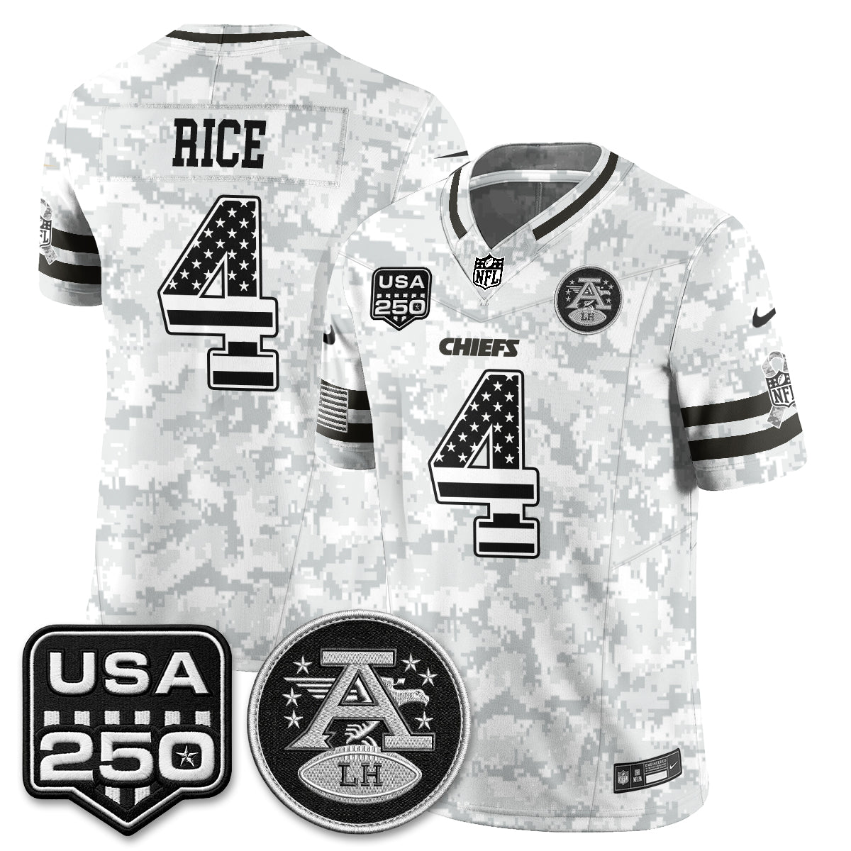 Kansas City Chiefs 2026 Salute to Service Vapor Jersey - Stitched