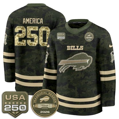 BUF 2026 Salute To Service Edition Hockey Jersey - Printed