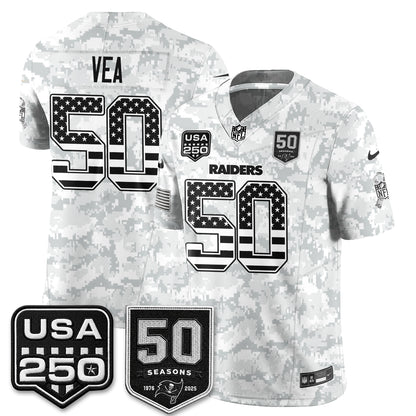 Tampa Bay Buccaneers 2026 Salute to Service Edition Vapor Jersey - Stitched