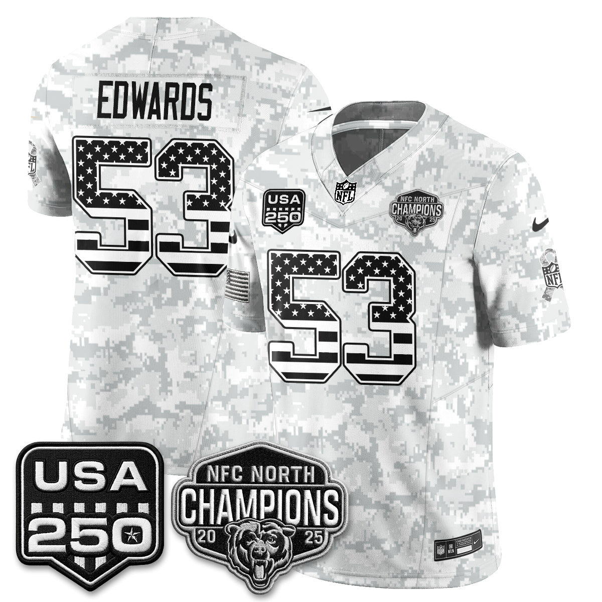 CHI 2026 Salute to Service Edition Vapor Jersey - Stitched