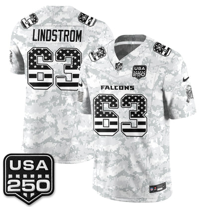 Atlanta Falcons 2026 Salute to Service Vapor Jersey - Stitched