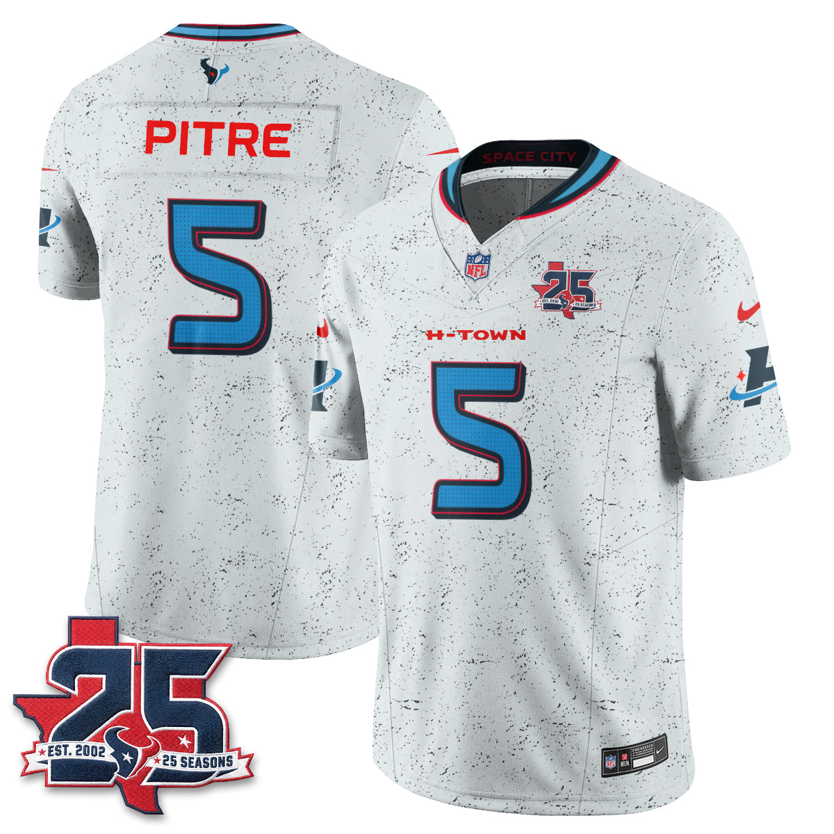 HOU Fangear Edition Vapor Jersey - Stitched
