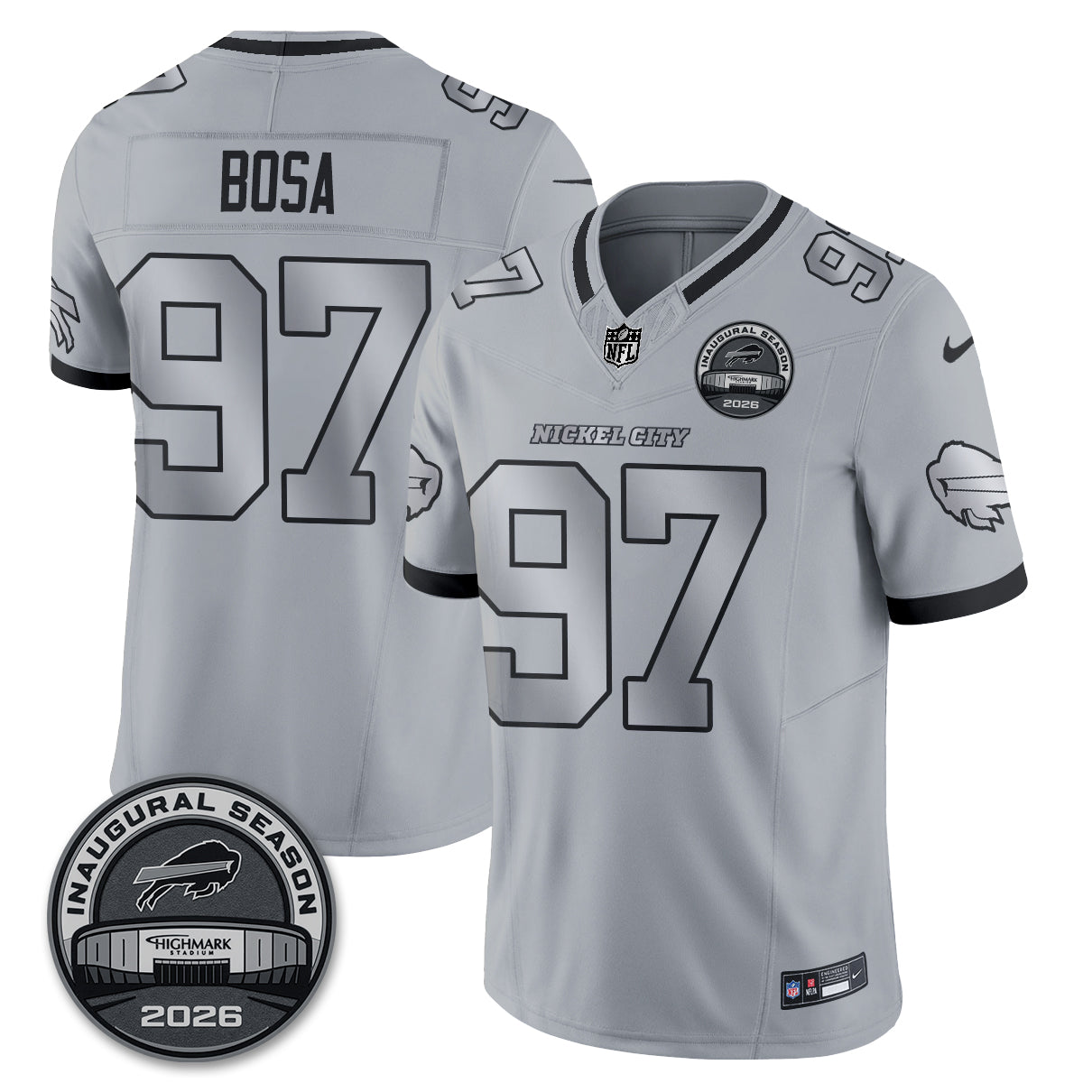 Buffalo Bills Nickel City Edition Vapor Jersey - Stitched