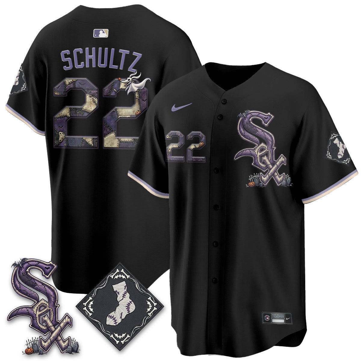 Chicago White Sox Nightmare Edition Vapor Jersey - Stitched