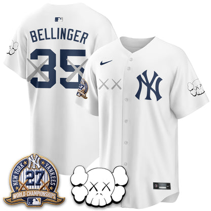 New York Yankees x KAWS Edition Vapor Jersey - Stitched