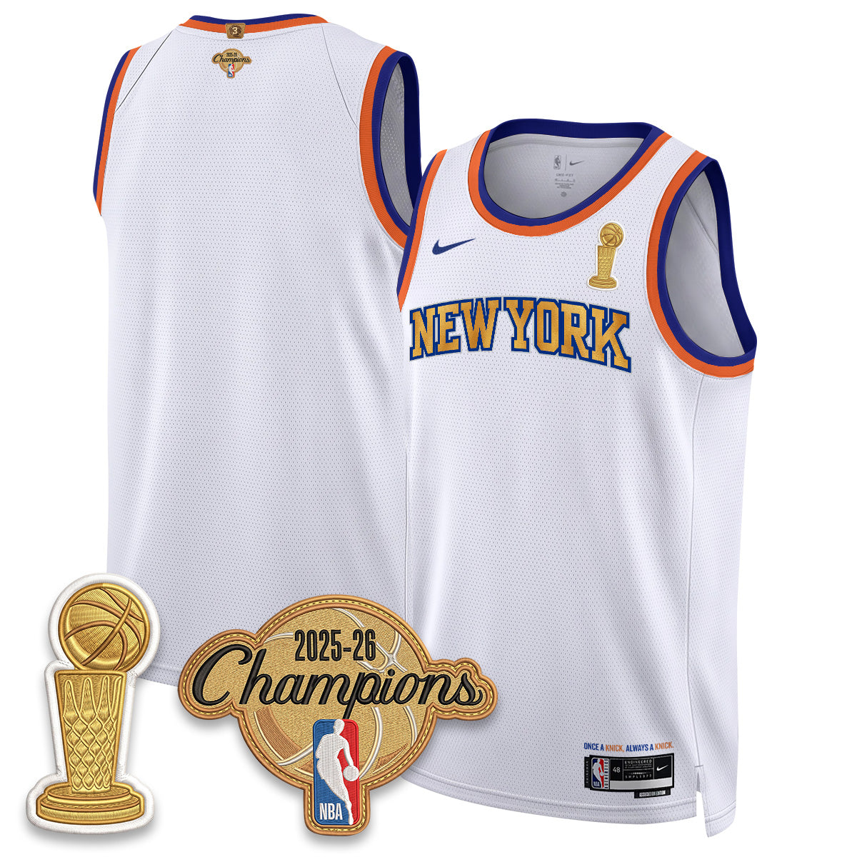 NYK Champions Night Vapor Jersey - Stitched