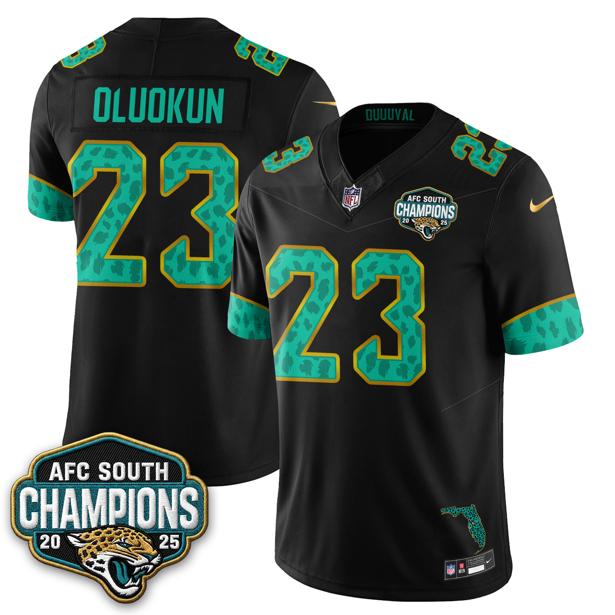 Jacksonville Jaguars Fangear Edition Vapor Jersey - Stitched