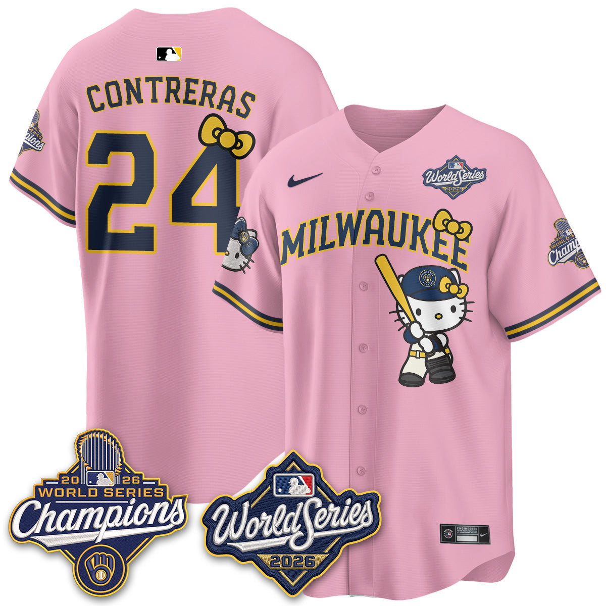 MIL 2026 WS Champions x Meow KT Vapor Jersey - Stitched