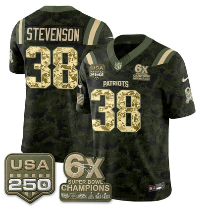 NE 2026 Salute to Service Edition Vapor Jersey - Stitched