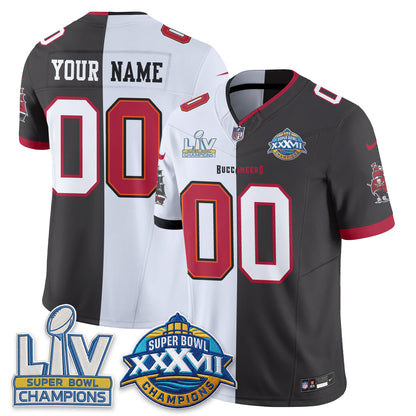 Tampa Bay Buccaneers S.Bowl Split Edition Vapor Custom Jersey - Stitched