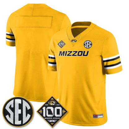 MIZZ 100th Anniversary of Memorial Stadium Vapor Jersey - Stitched