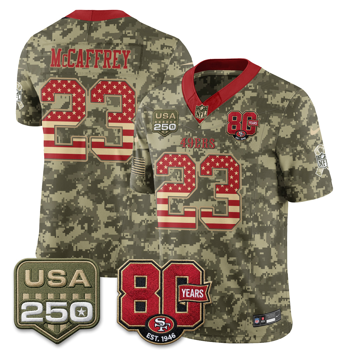 SF 2026 Salute to Service Edition Vapor Jersey - Stitched