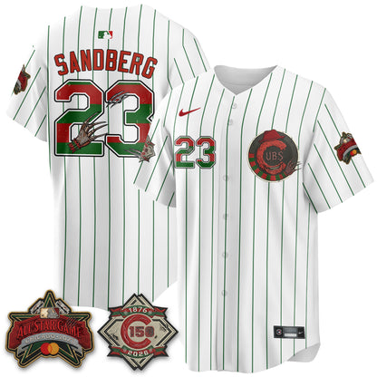 Chicago Cubs A Nightmare on Wrigley Field Edition Vapor Jersey - Stitched