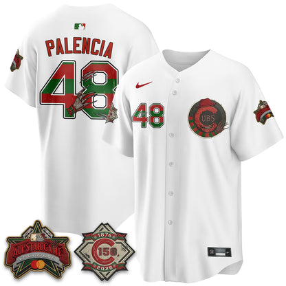 Chicago Cubs A Nightmare on Wrigley Field Edition Vapor Jersey - Stitched