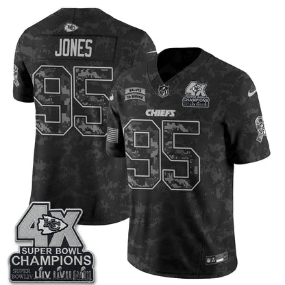 KC 2026 Salute to Service Vapor Jersey V2- Stitched