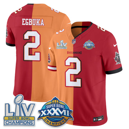 Tampa Bay Buccaneers S.Bowl Split Edition Vapor Jersey - Stitched