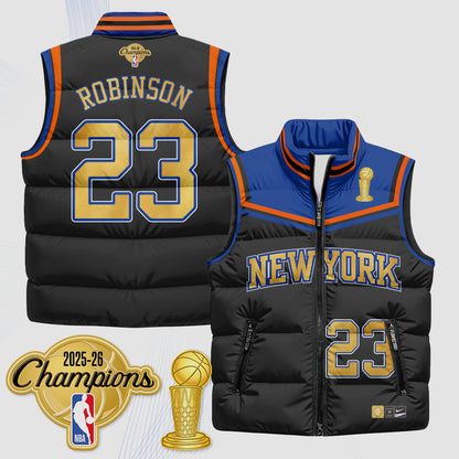 NYK Champions Night Puffer Vest - Printed