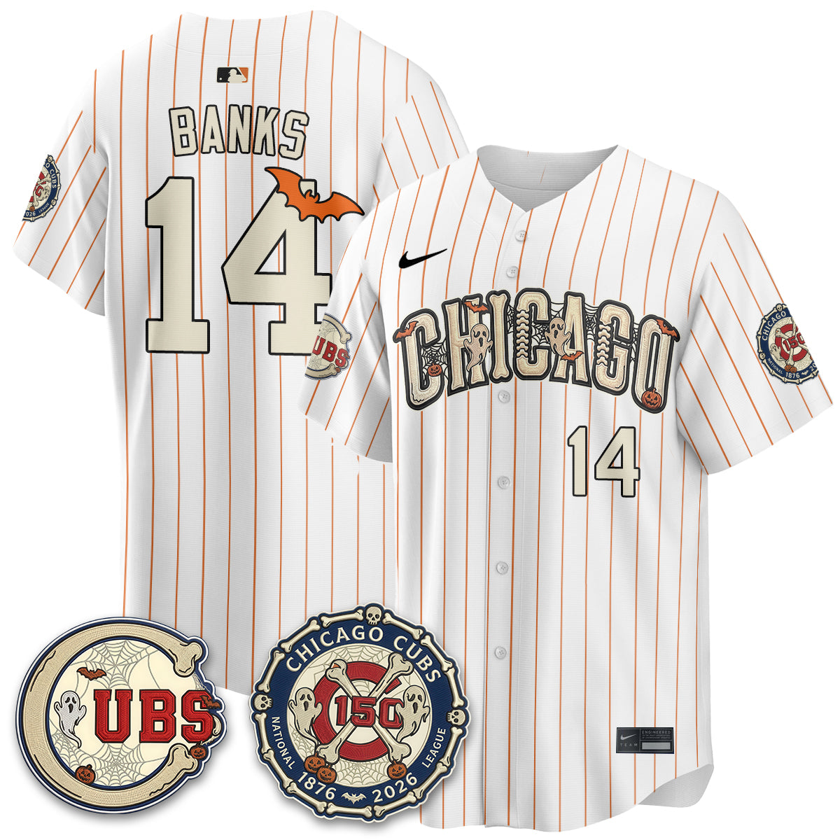 Chicago Cubs Halloween 2026 Vapor Limited Jersey - Stitched