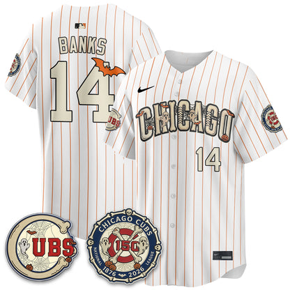 Chicago Cubs Halloween 2026 Vapor Limited Jersey - Stitched