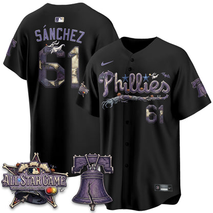 Philadelphia Phillies Nightmare Edition Vapor Jersey - Printed