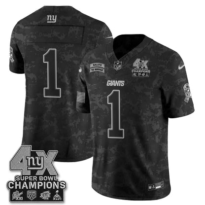 New York Giants 2026 Salute To Service V2 Vapor Jersey - Stitched