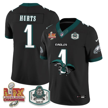 Philadelphia Eagles x Green Cape Villain Edition Vapor Jersey - Stitched