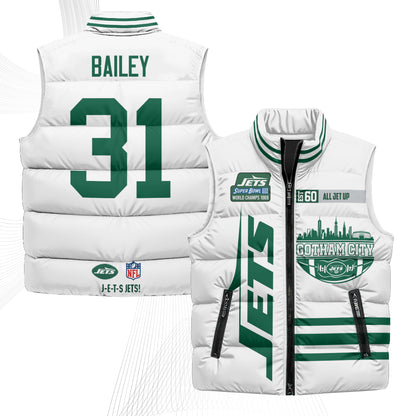NYJ Gotham City Puffer Vest - Printed