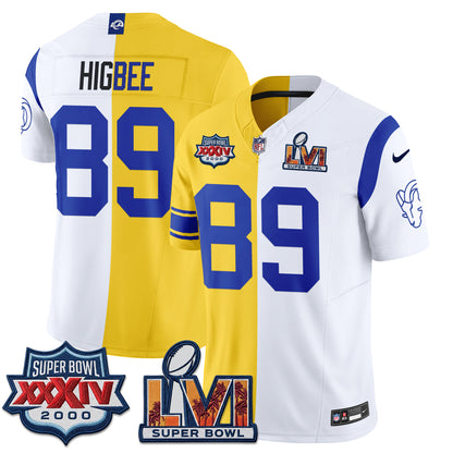 Los Angeles Rams Split Vapor Jersey - Stitched