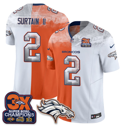 DEN Mile High Split Edition Vapor Jersey - Stitched
