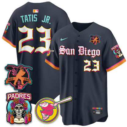 SD 2026 City Connect x Tony Gwynn Patch Vapor Premier Limited Jersey - All Stitched - V5