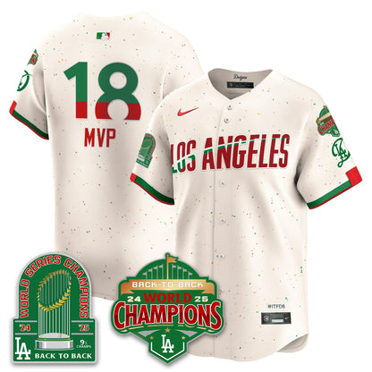 LAD Mexico Vapor Limited Jersey - 9x & B2B Champs - All Stitched