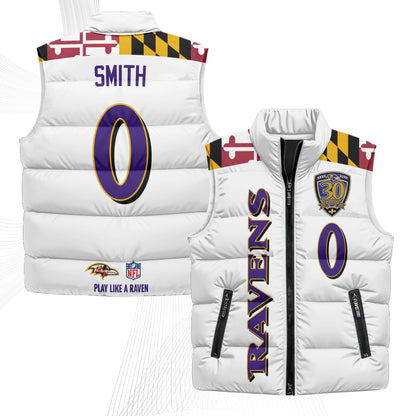 BAL Maryland Puffer Vest - Printed