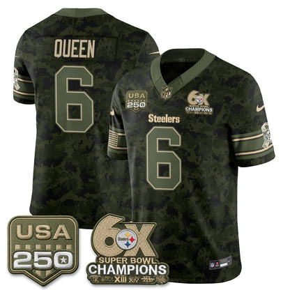 Pittsburgh Steelers 2026 Salute to Service Edition Vapor Jersey - Stitched