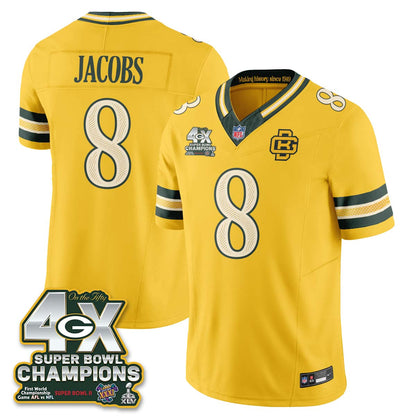 GB 2026 Rivalries 4X Champs Vapor Jersey - Stitched