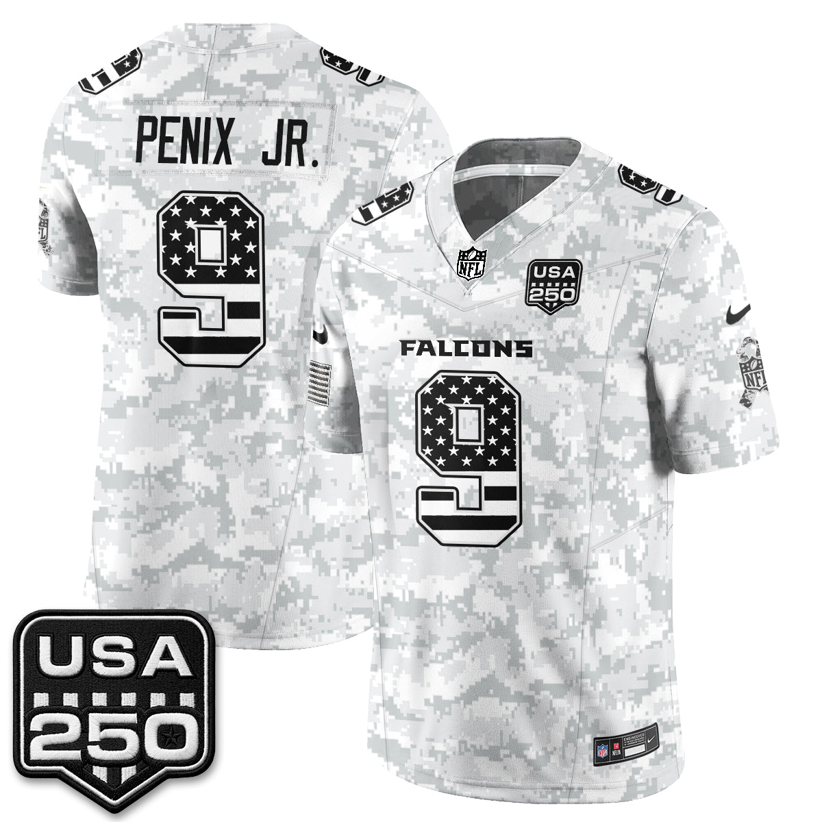 Atlanta Falcons 2026 Salute to Service Vapor Jersey - Stitched