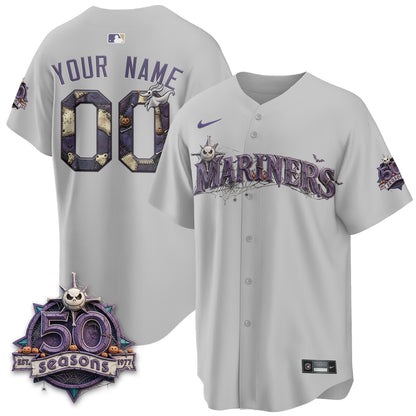 Seattle Mariners Nightmare Edition Vapor Limited Custom Jersey - Printed