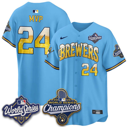MIL "Pitcher & Pint" 2026 WS Champions Vapor Jersey - Stitched