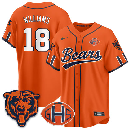 Chicago Bears 2026 Rivalries Baseball Vapor Jersey - Stitched