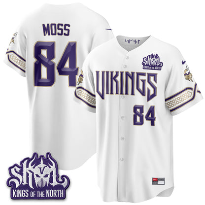 Minnesota Vikings 2026 Rivalries Edition Baseball Vapor Jersey - Stitched