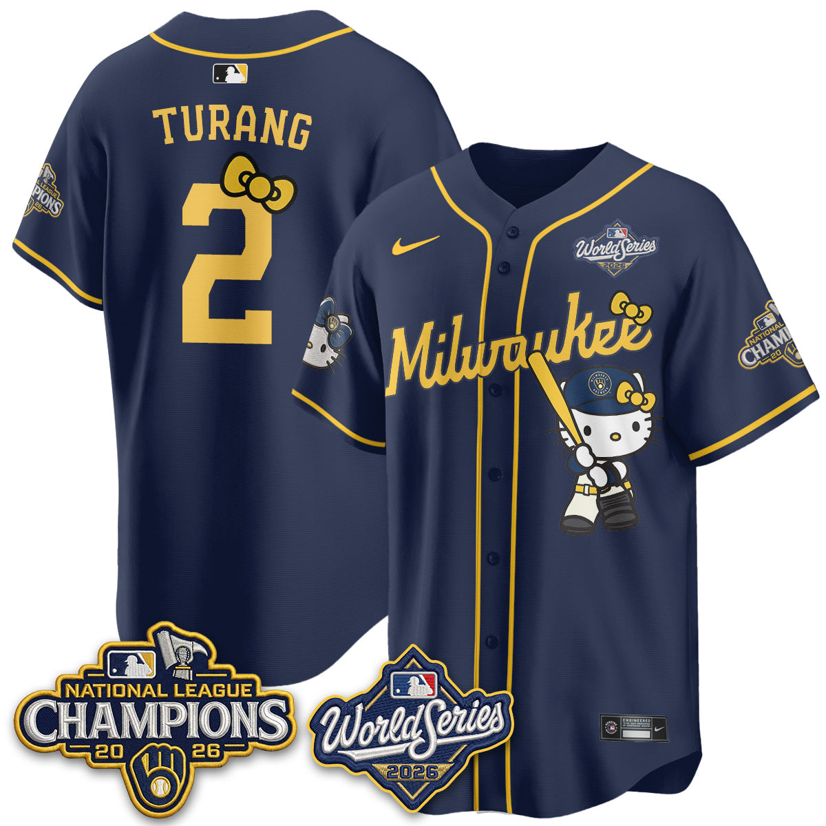 MIL 2026 NL Champions x Meow KT Vapor Jersey - Stitched