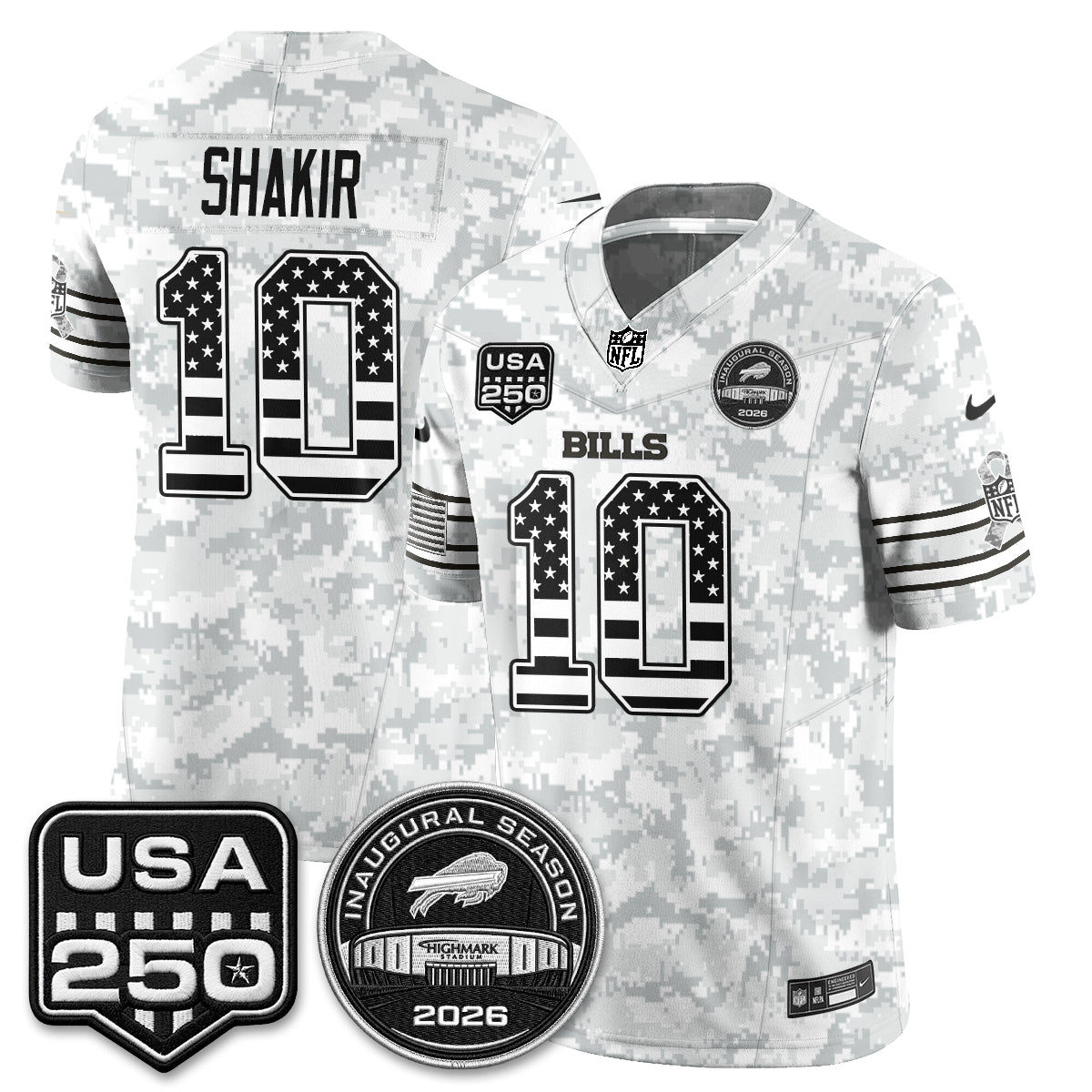 Buffalo Bills 2026 Salute to Service Edition Vapor Jersey - Stitched