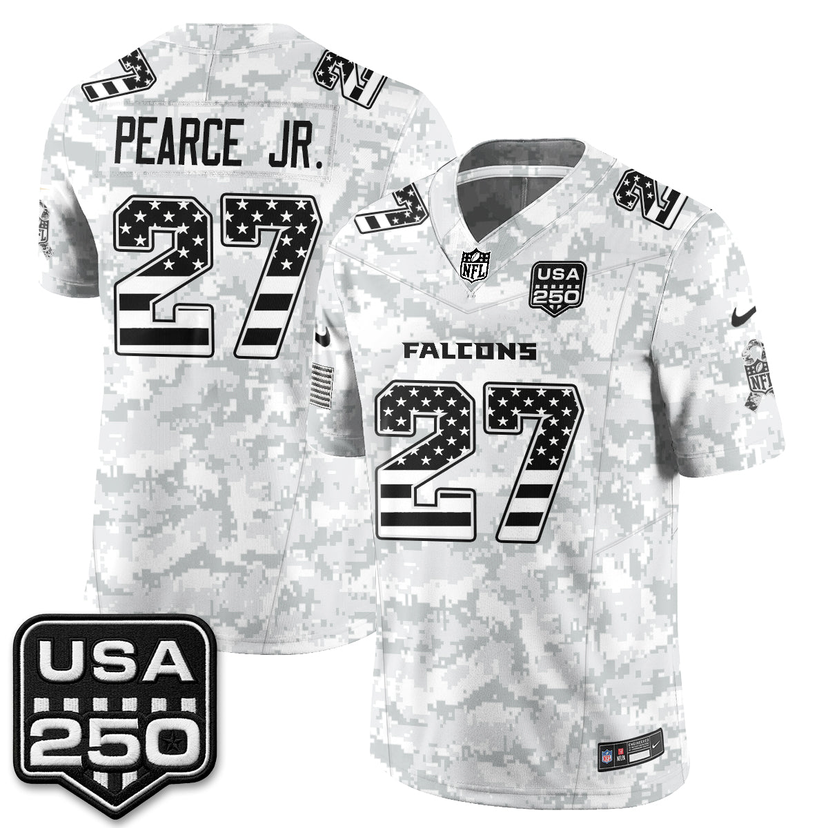 Atlanta Falcons 2026 Salute to Service Vapor Jersey - Stitched