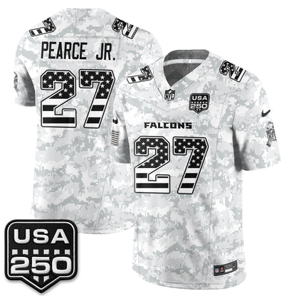 Atlanta Falcons 2026 Salute to Service Vapor Jersey - Stitched