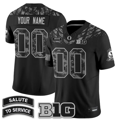 Oregon Ducks 2026 Salute to Service Vapor Custom Jersey - Stitched