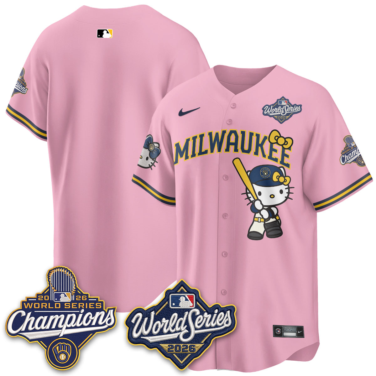 MIL 2026 WS Champions x Meow KT Vapor Jersey - Stitched