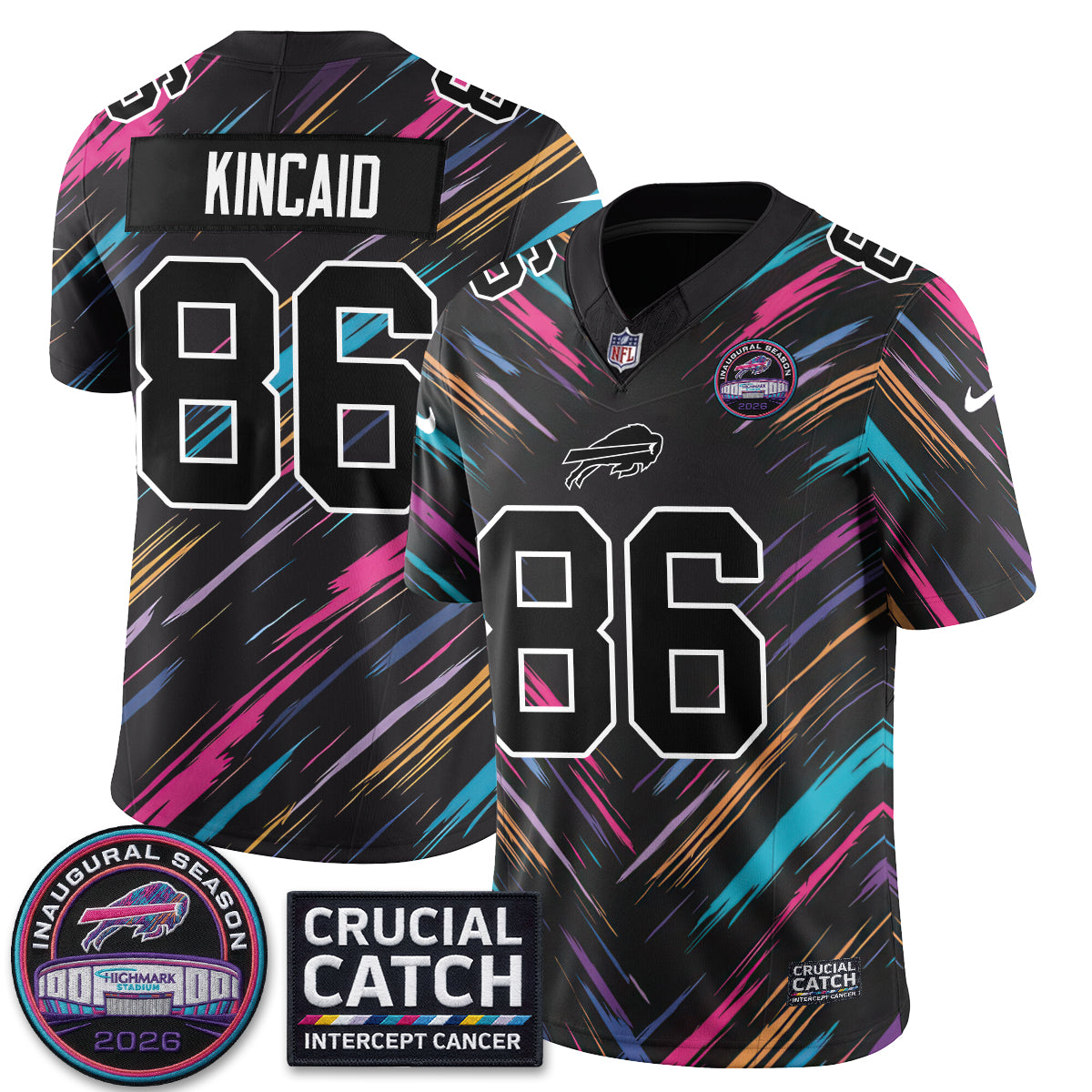 BUF Intercept Cancer 2026 Edition Jersey - Stitched