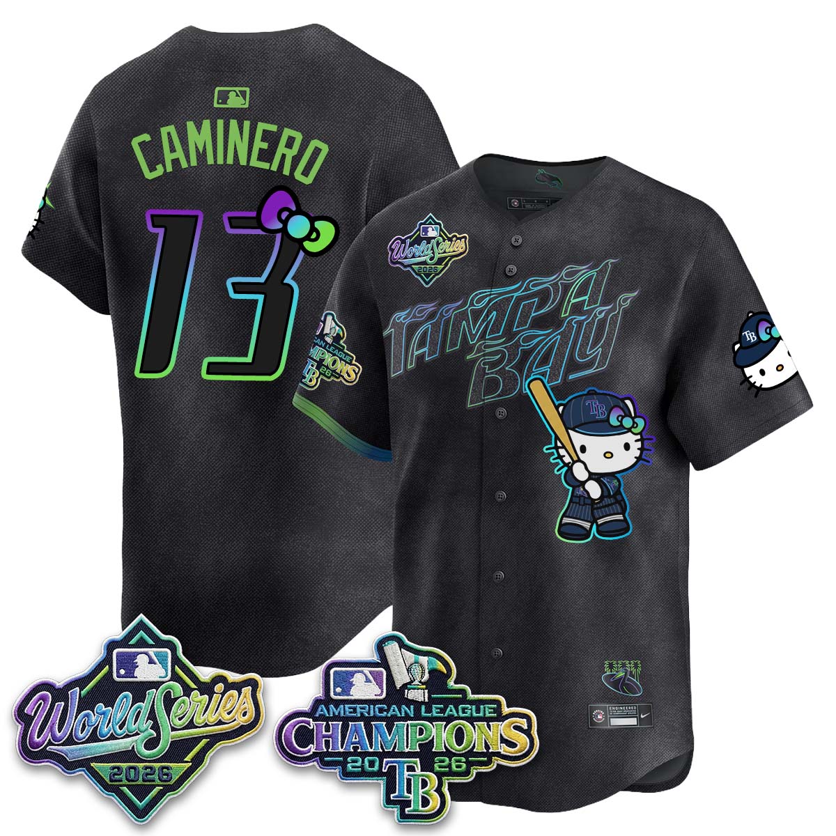 TB 2026 AL Champions x Meow KT Vapor Jersey - Stitched