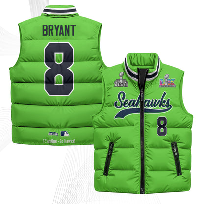 SEA S.Bowl Champs Puffer Vest - Printed